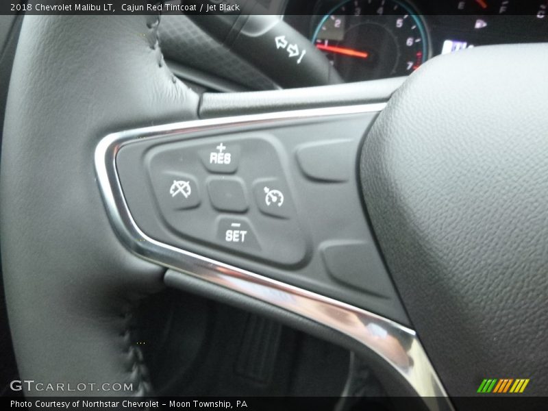 Cajun Red Tintcoat / Jet Black 2018 Chevrolet Malibu LT