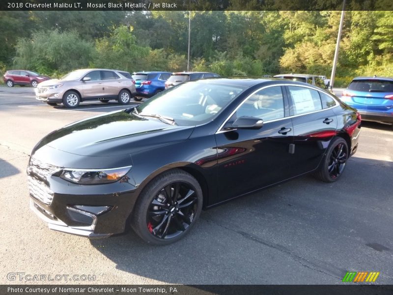 Mosaic Black Metallic / Jet Black 2018 Chevrolet Malibu LT