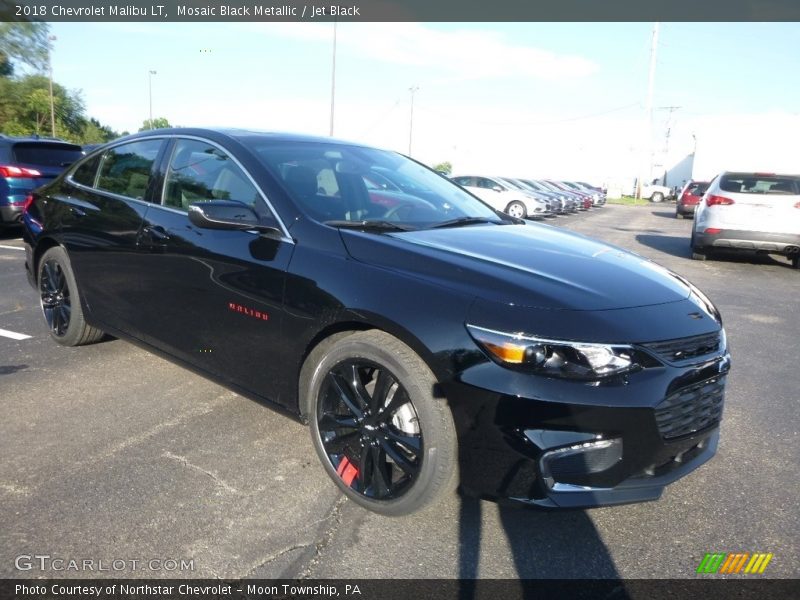 Mosaic Black Metallic / Jet Black 2018 Chevrolet Malibu LT