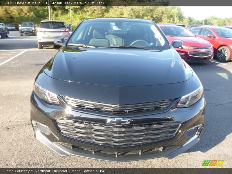 Mosaic Black Metallic / Jet Black 2018 Chevrolet Malibu LT