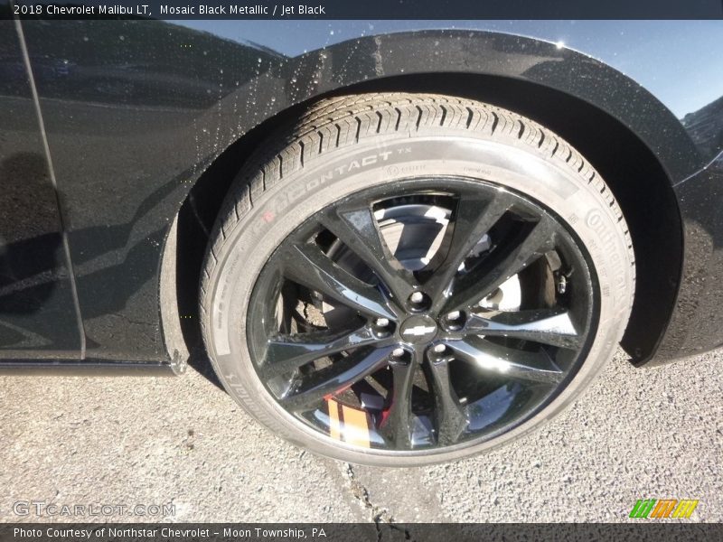 Mosaic Black Metallic / Jet Black 2018 Chevrolet Malibu LT