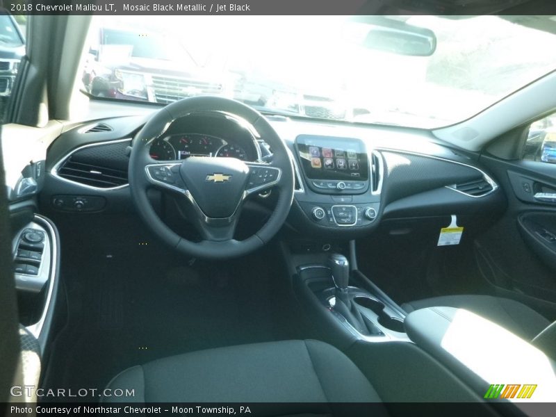 Mosaic Black Metallic / Jet Black 2018 Chevrolet Malibu LT