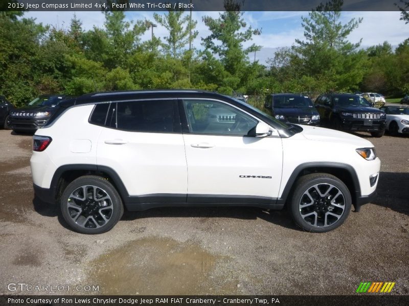  2019 Compass Limited 4x4 Pearl White Tri–Coat