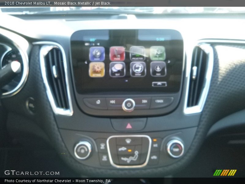 Mosaic Black Metallic / Jet Black 2018 Chevrolet Malibu LT