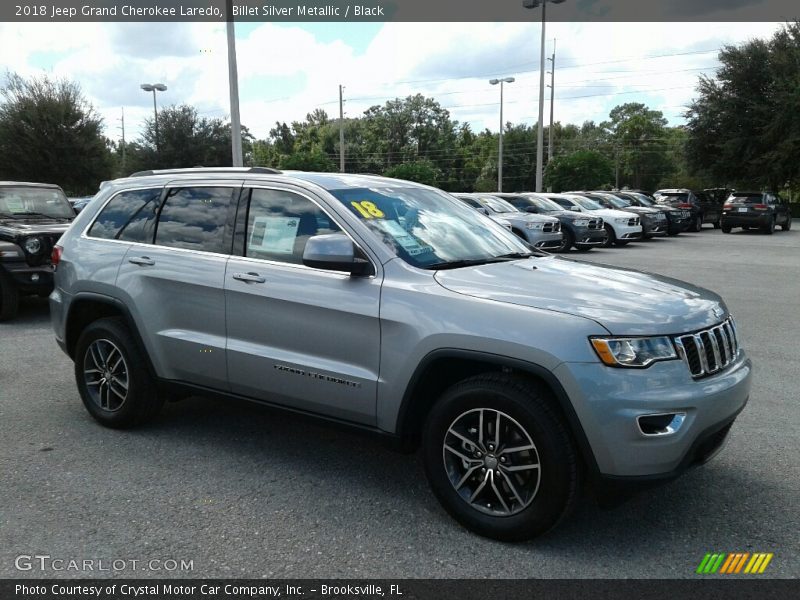 Billet Silver Metallic / Black 2018 Jeep Grand Cherokee Laredo