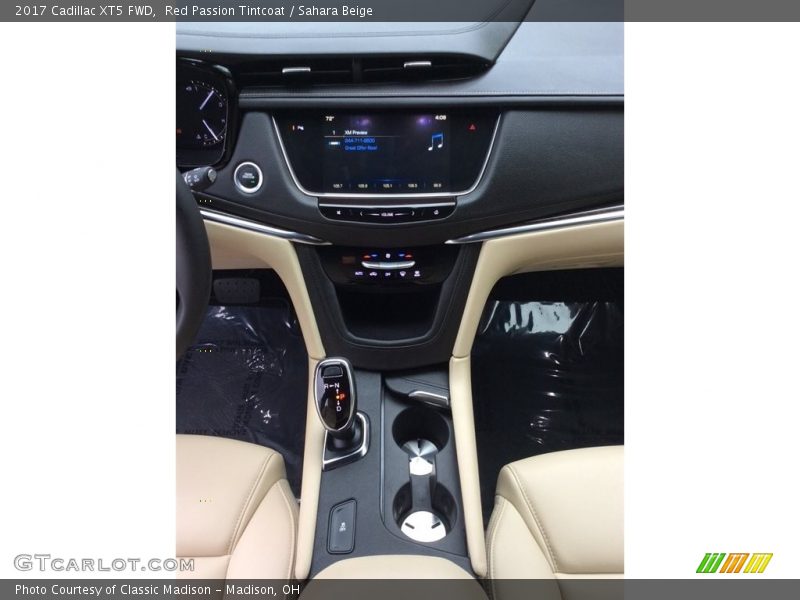 Red Passion Tintcoat / Sahara Beige 2017 Cadillac XT5 FWD
