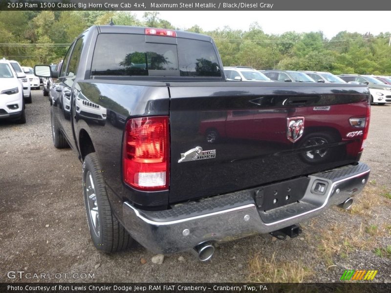 Maximum Steel Metallic / Black/Diesel Gray 2019 Ram 1500 Classic Big Horn Crew Cab 4x4