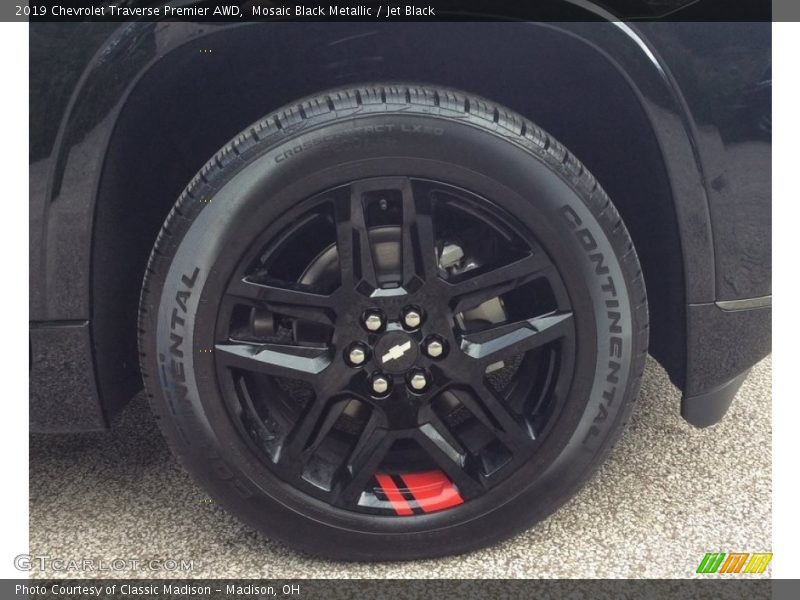 Mosaic Black Metallic / Jet Black 2019 Chevrolet Traverse Premier AWD