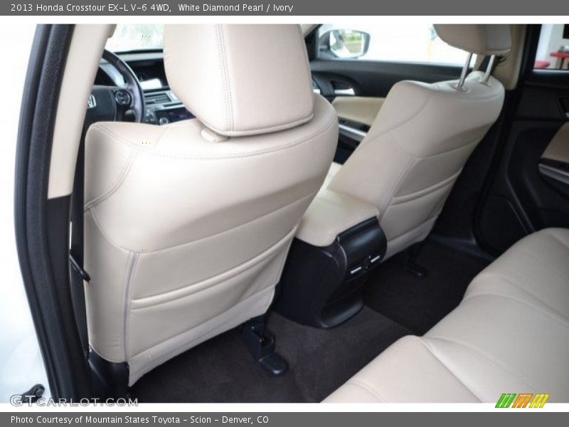 White Diamond Pearl / Ivory 2013 Honda Crosstour EX-L V-6 4WD