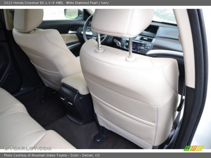 White Diamond Pearl / Ivory 2013 Honda Crosstour EX-L V-6 4WD