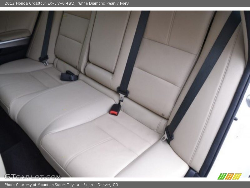 White Diamond Pearl / Ivory 2013 Honda Crosstour EX-L V-6 4WD