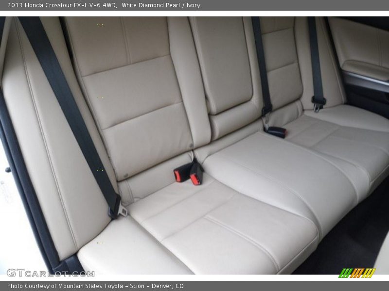 White Diamond Pearl / Ivory 2013 Honda Crosstour EX-L V-6 4WD