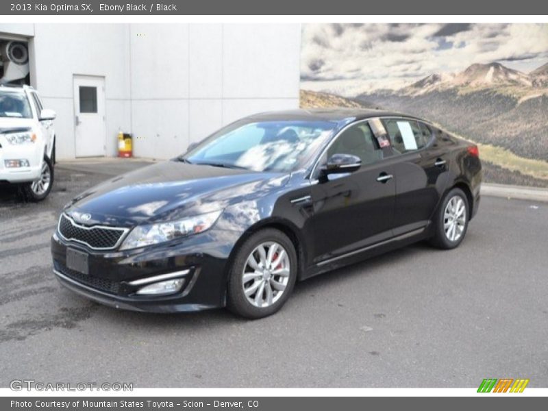 Ebony Black / Black 2013 Kia Optima SX