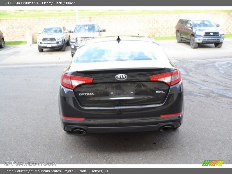 Ebony Black / Black 2013 Kia Optima SX