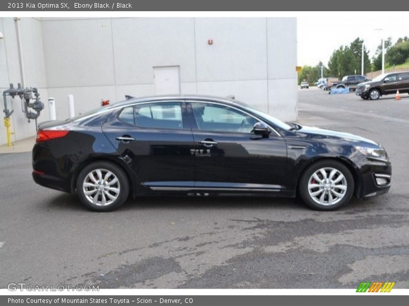 Ebony Black / Black 2013 Kia Optima SX