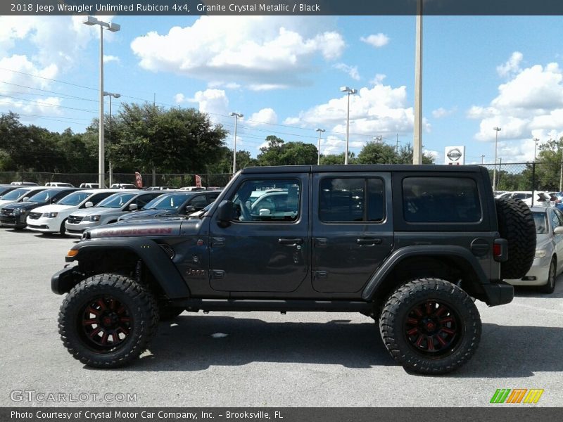 Granite Crystal Metallic / Black 2018 Jeep Wrangler Unlimited Rubicon 4x4