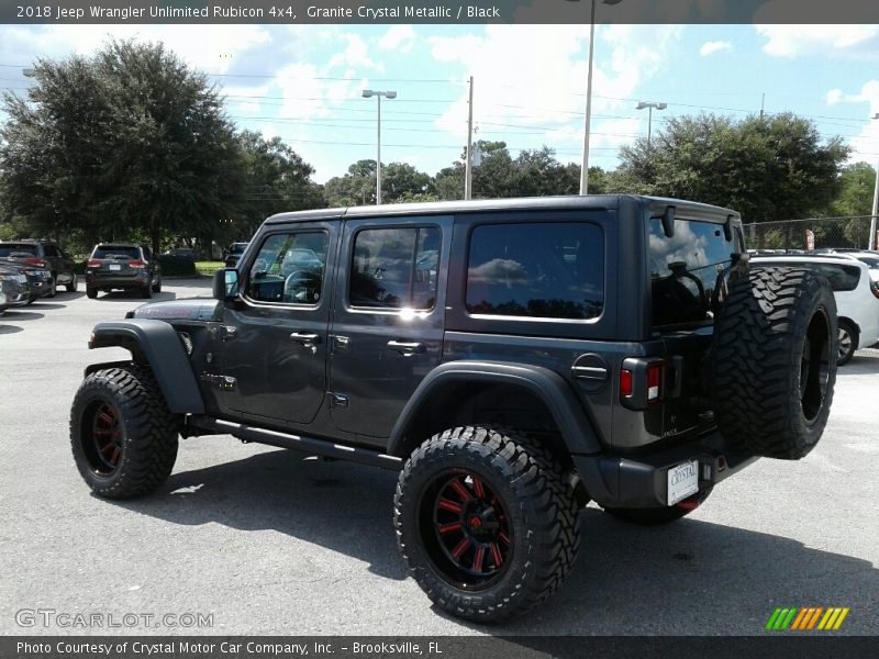 Granite Crystal Metallic / Black 2018 Jeep Wrangler Unlimited Rubicon 4x4