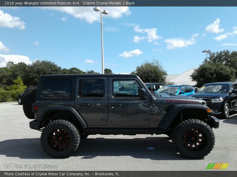 Granite Crystal Metallic / Black 2018 Jeep Wrangler Unlimited Rubicon 4x4