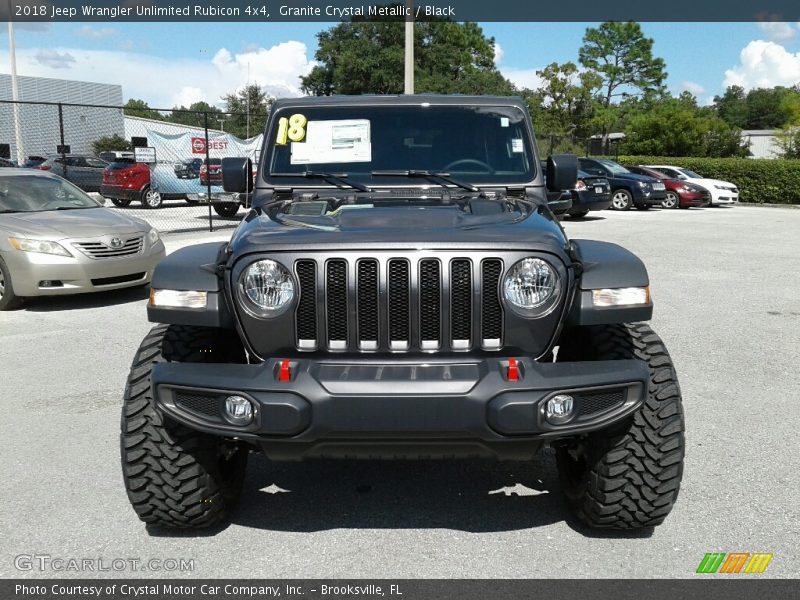  2018 Wrangler Unlimited Rubicon 4x4 Granite Crystal Metallic