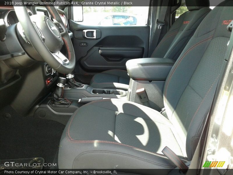 Granite Crystal Metallic / Black 2018 Jeep Wrangler Unlimited Rubicon 4x4