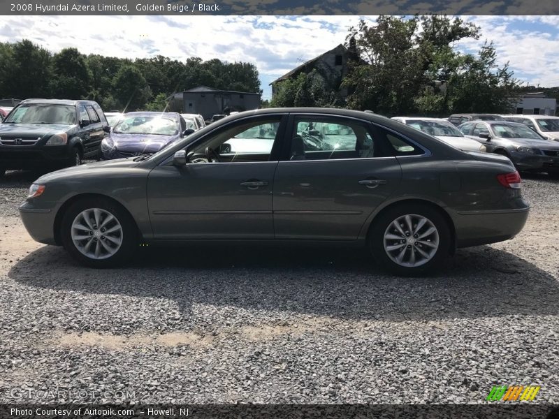 Golden Beige / Black 2008 Hyundai Azera Limited