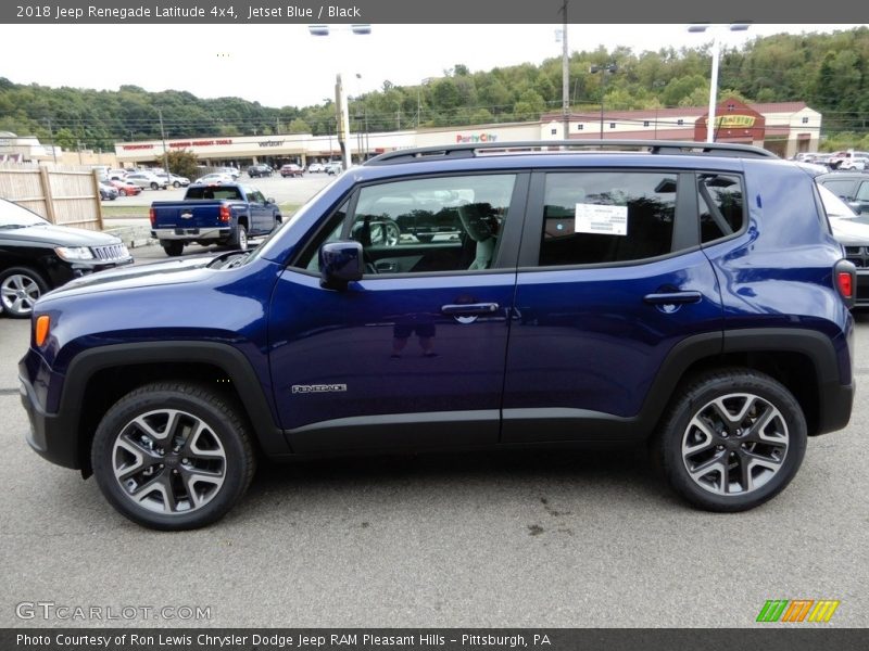 Jetset Blue / Black 2018 Jeep Renegade Latitude 4x4