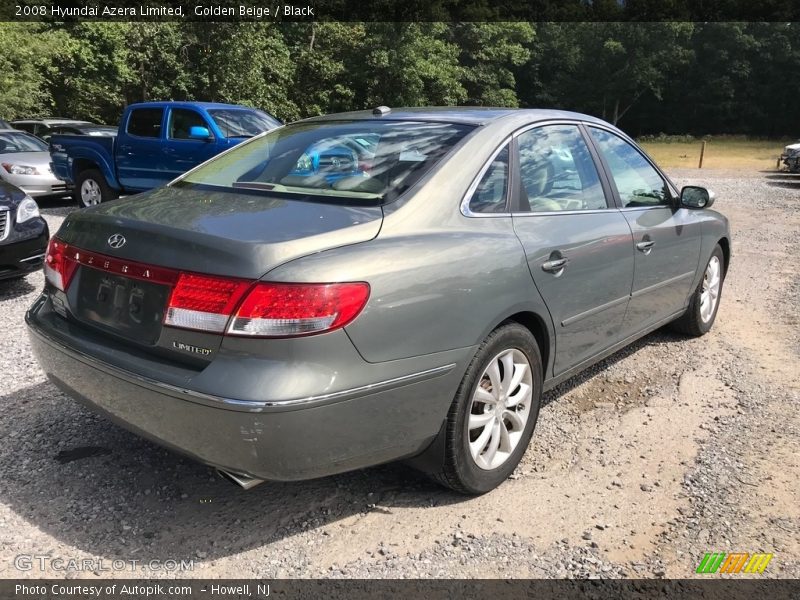 Golden Beige / Black 2008 Hyundai Azera Limited