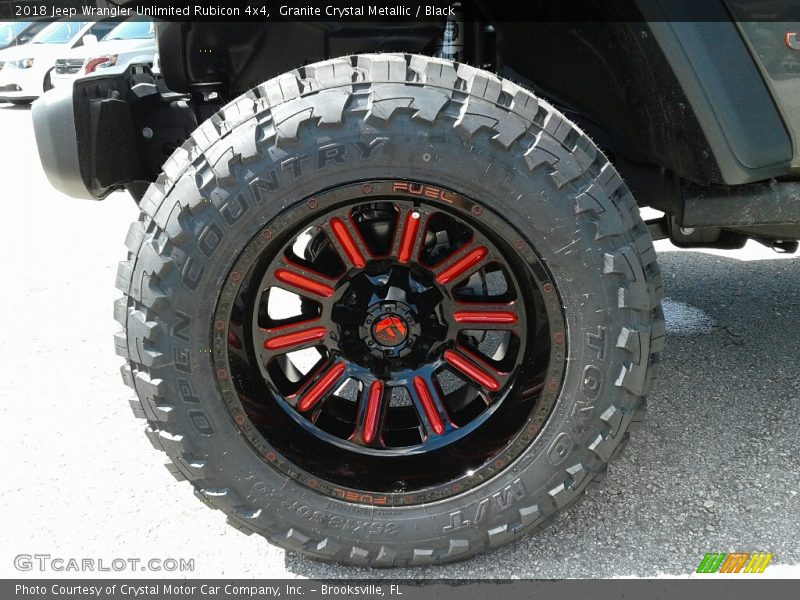 Granite Crystal Metallic / Black 2018 Jeep Wrangler Unlimited Rubicon 4x4