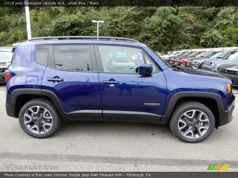 Jetset Blue / Black 2018 Jeep Renegade Latitude 4x4