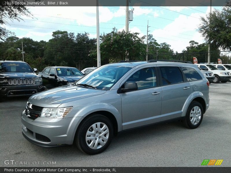 Billet / Black 2018 Dodge Journey SE