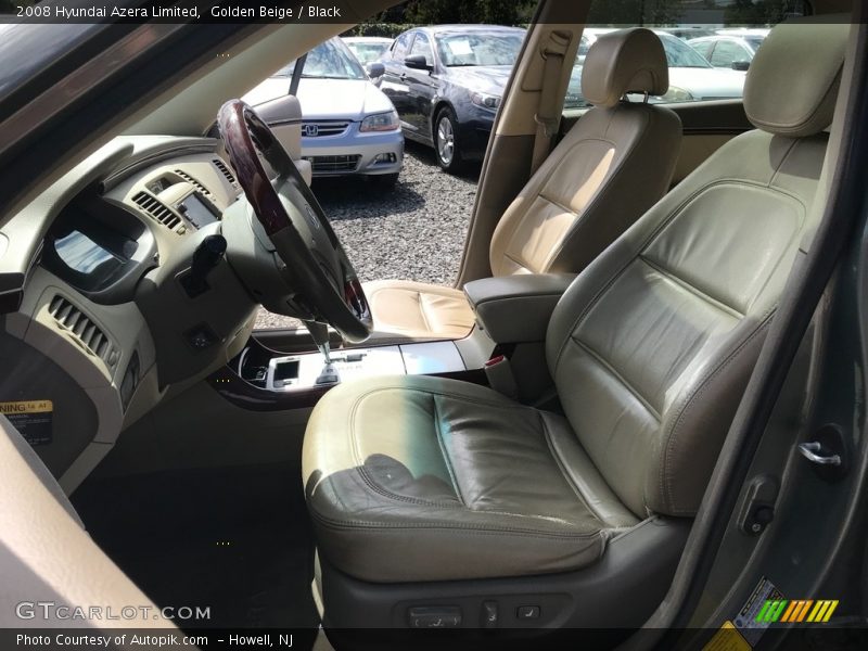 Golden Beige / Black 2008 Hyundai Azera Limited