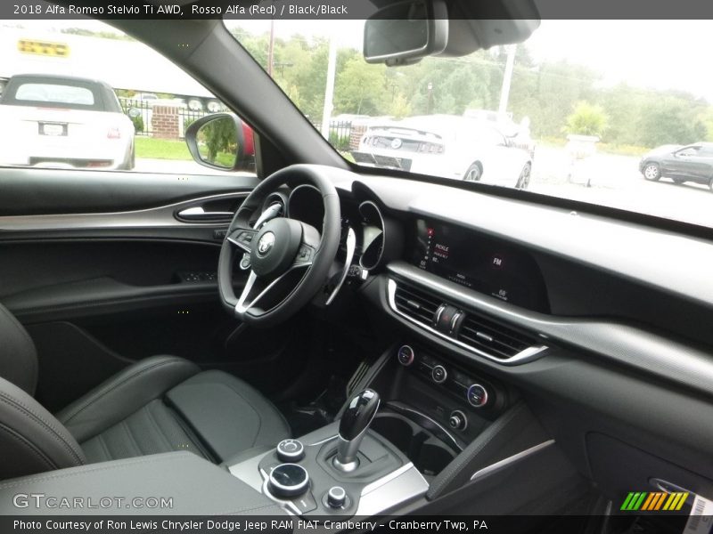 Rosso Alfa (Red) / Black/Black 2018 Alfa Romeo Stelvio Ti AWD