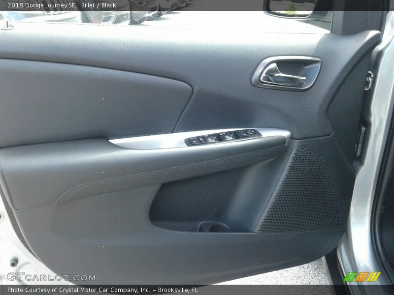 Billet / Black 2018 Dodge Journey SE