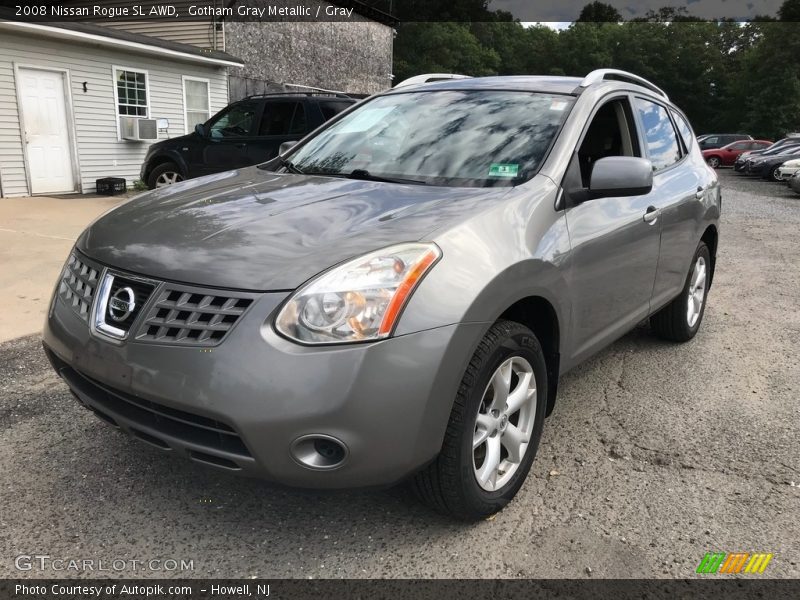 Gotham Gray Metallic / Gray 2008 Nissan Rogue SL AWD
