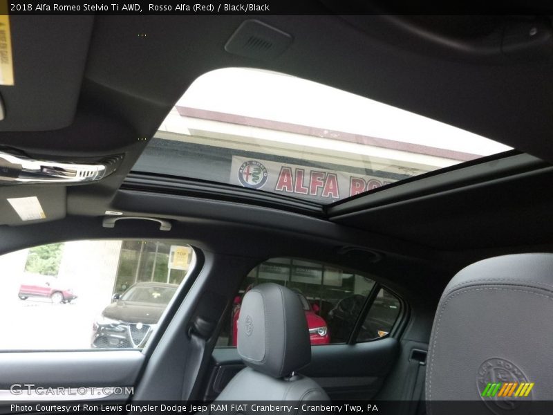 Rosso Alfa (Red) / Black/Black 2018 Alfa Romeo Stelvio Ti AWD