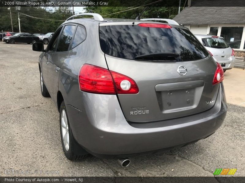Gotham Gray Metallic / Gray 2008 Nissan Rogue SL AWD