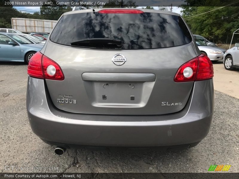 Gotham Gray Metallic / Gray 2008 Nissan Rogue SL AWD