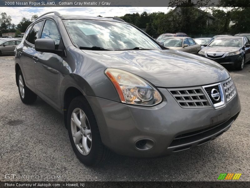 Gotham Gray Metallic / Gray 2008 Nissan Rogue SL AWD