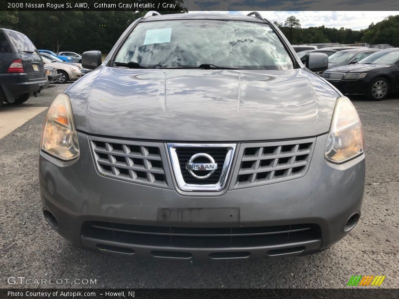 Gotham Gray Metallic / Gray 2008 Nissan Rogue SL AWD