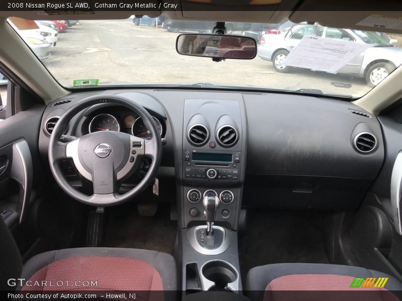 Gotham Gray Metallic / Gray 2008 Nissan Rogue SL AWD