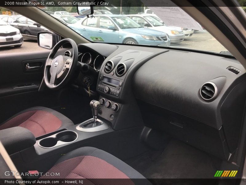 Gotham Gray Metallic / Gray 2008 Nissan Rogue SL AWD