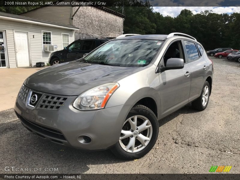 Gotham Gray Metallic / Gray 2008 Nissan Rogue SL AWD