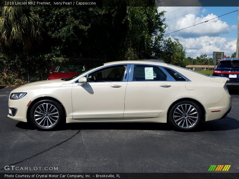 Ivory Pearl / Cappuccino 2018 Lincoln MKZ Premier