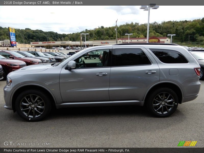 Billet Metallic / Black 2018 Dodge Durango GT AWD