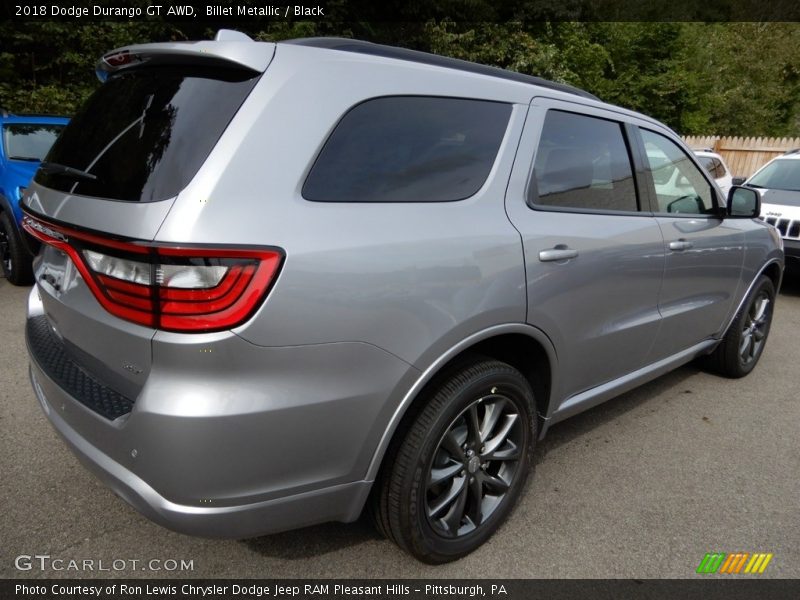 Billet Metallic / Black 2018 Dodge Durango GT AWD
