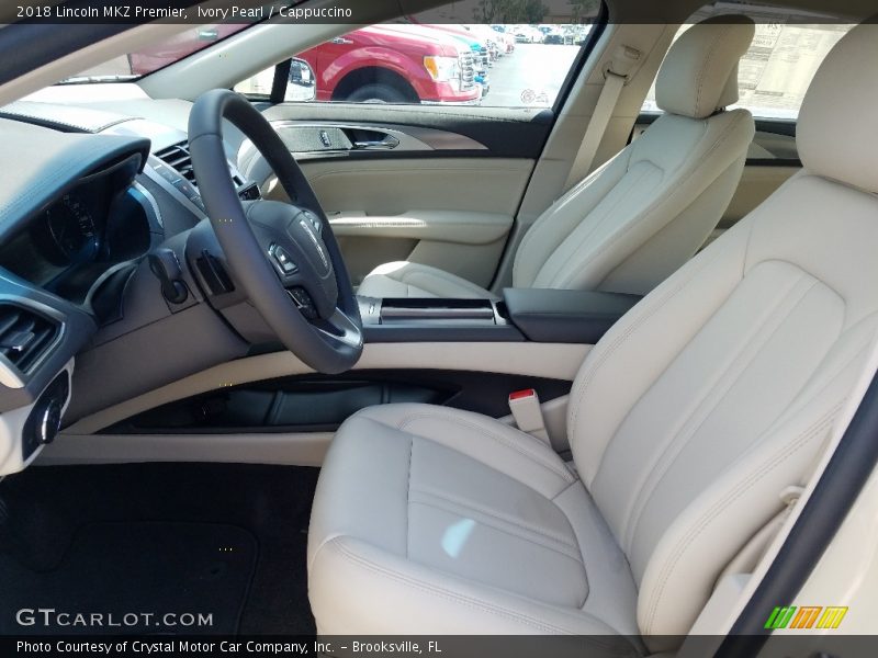 Front Seat of 2018 MKZ Premier
