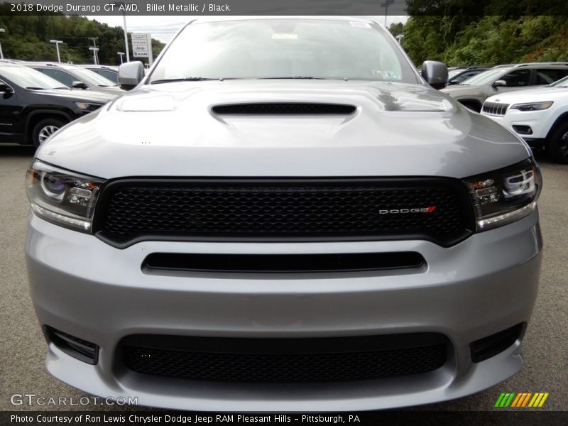Billet Metallic / Black 2018 Dodge Durango GT AWD