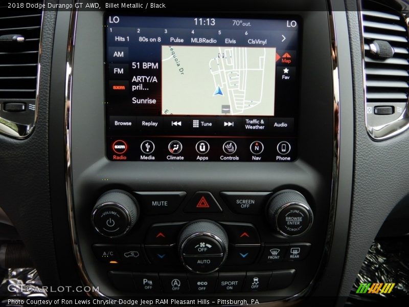 Billet Metallic / Black 2018 Dodge Durango GT AWD