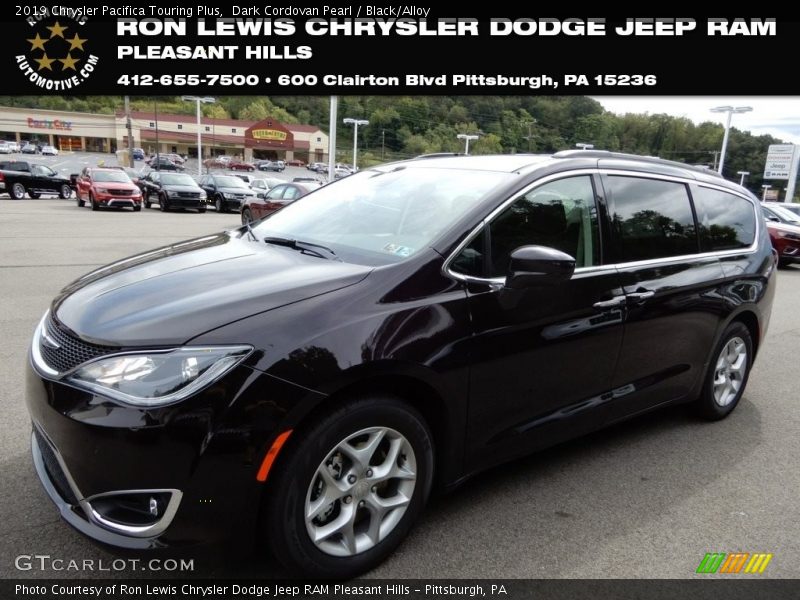 Dark Cordovan Pearl / Black/Alloy 2019 Chrysler Pacifica Touring Plus