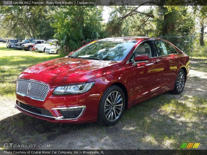 Ruby Red Metallic / Cappuccino 2018 Lincoln MKZ Premier